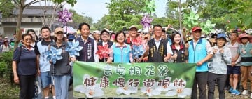 吉安桐花祭單日吸引三千遊客「賞桐趣」 游淑貞伴全國老幼鄉親漫遊客庄風情